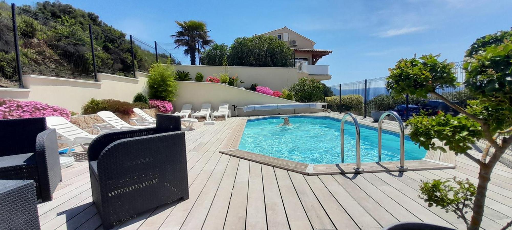 Gites Sassone, Vue Panoramique Sur Ajaccio Et La Mer アラタ エクステリア 写真